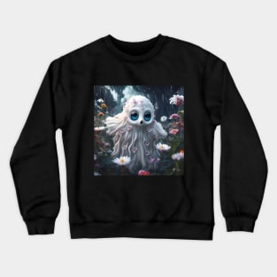 Little Flower Ghost Crewneck Sweatshirt